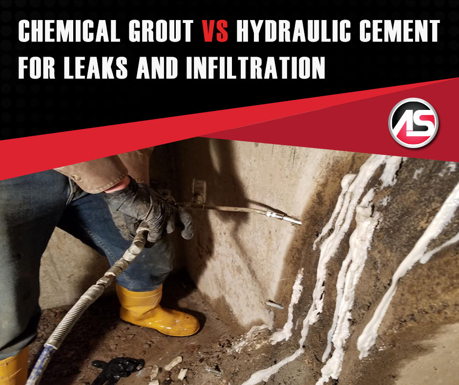 Hydraulic Cement vs. Chemical Grout What is Best for Leaks?